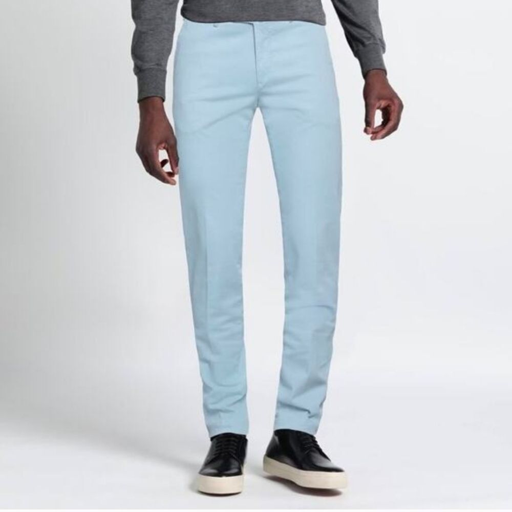 PT Torino Light Blue Slim Fit Chinos Men’s Sz IT 52/US 36
